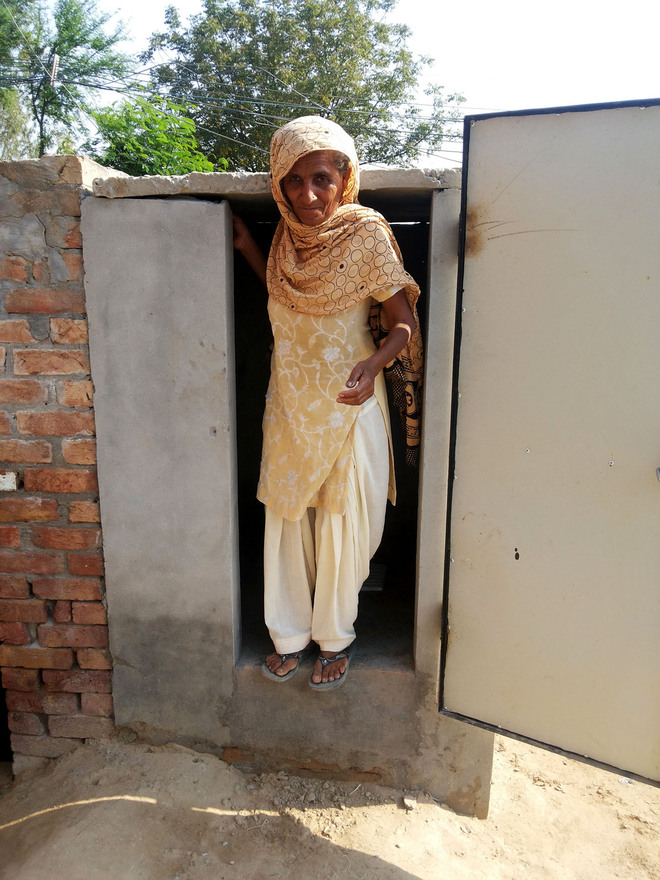 Muktsar villagers demand probe into ‘substandard’ toilets