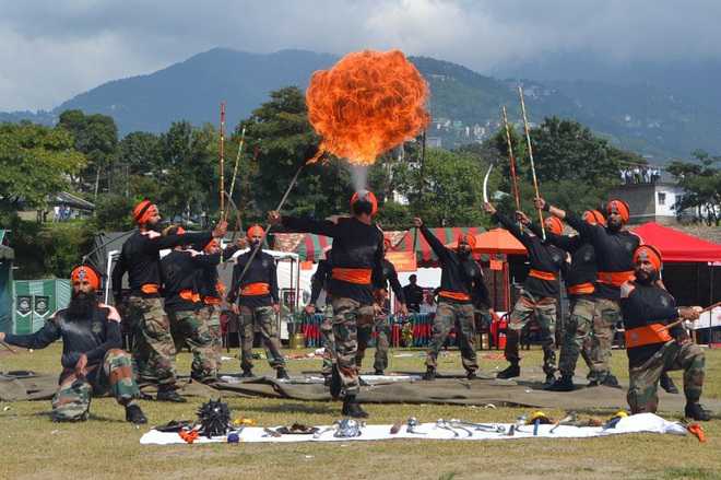 Military might on display in Palampur
