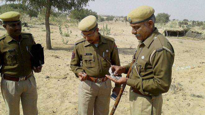 Balloon shot down in Barmer came from across the border