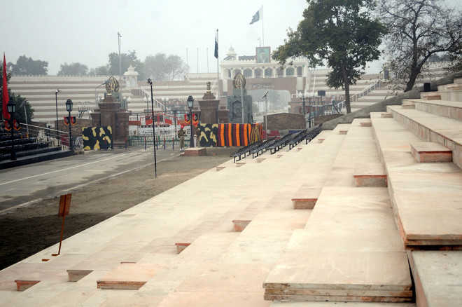 Spectators’ gallery at Attari-Wagah gets a facelift