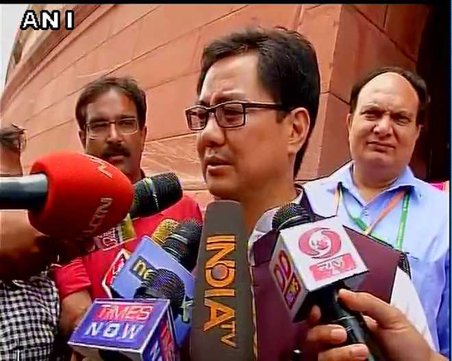 Have faith in govt: Rijiju on demand for proof of PoK surgical strikes