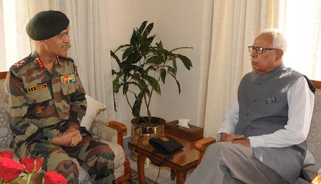 16 Corps GOC calls on Vohra