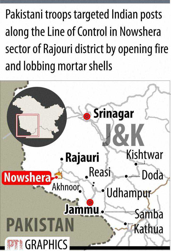 Two soldiers killed in Nowshera shelling