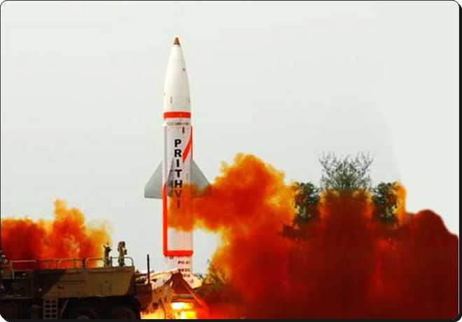 India successfully conducts twin trial of Prithvi-II missile
