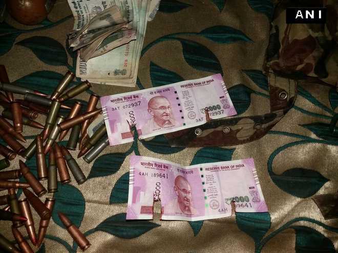 Rs 2,000 notes found on two Pakistani militants gunned down in J&K