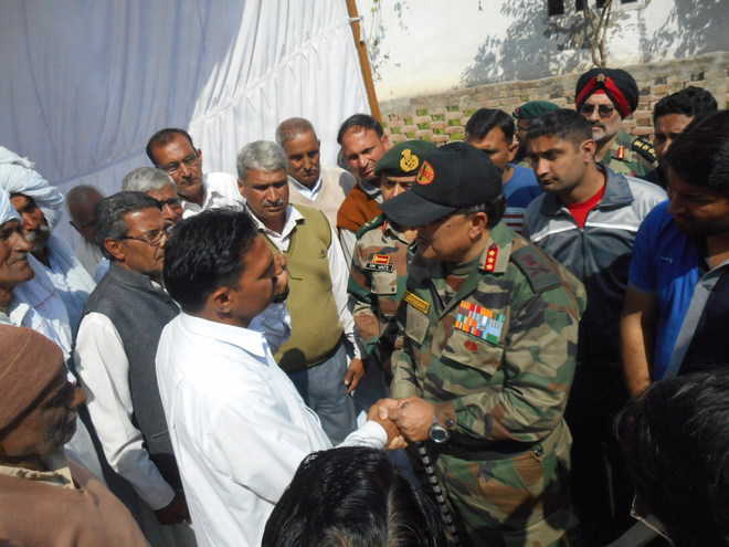 Top Army officer meets Capt Pawan’s family