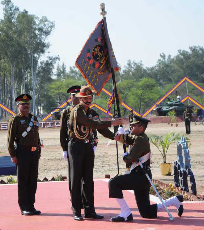 Army chief presents Standard to 18 Cavalry