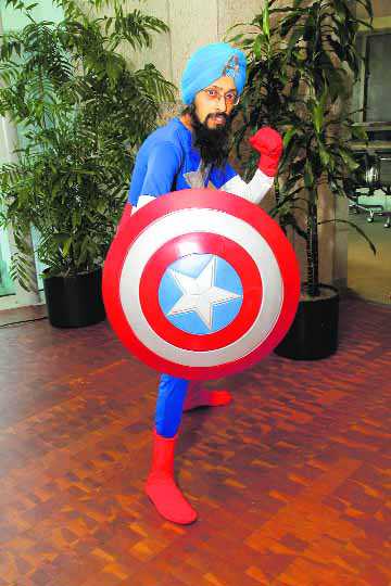 ‘Sikh Capt America’ takes on intolerance, hate and Trump
