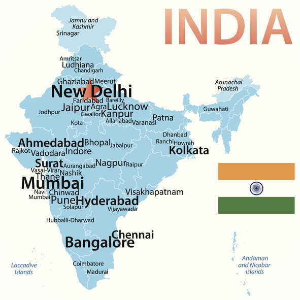 Pak sees design in India map