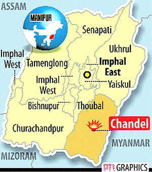 Six Army men killed in Manipur ambush