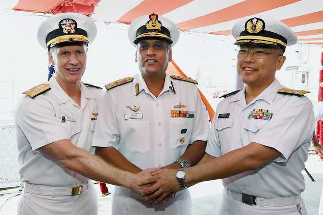 US, Japan, India to hold major naval drill in Western Pacific