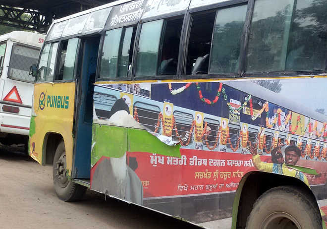 CM’s posters on buses ripped off