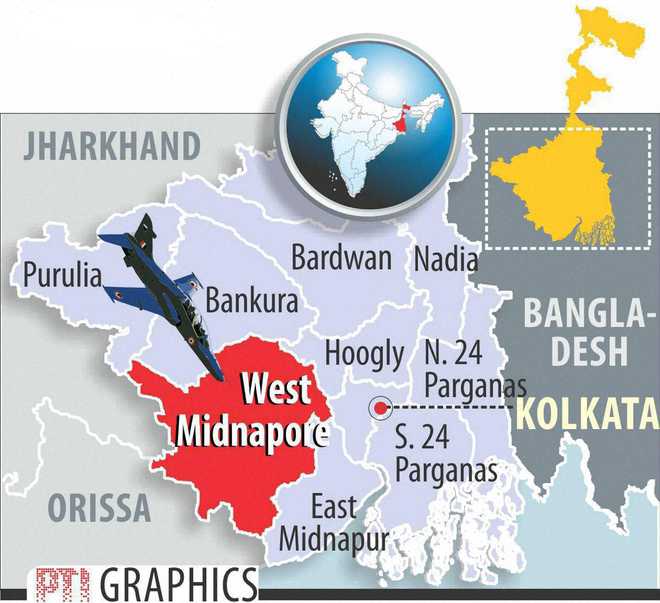 IAF jet crashes in West Bengal, pilots eject safely