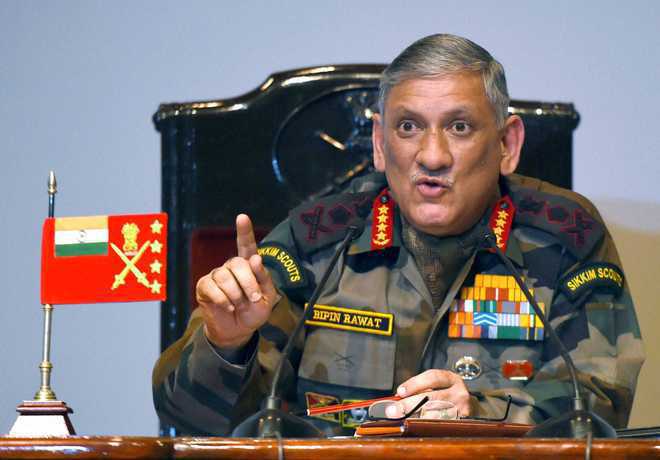 No shortage of arms for Army, says chief General Bipin Rawat