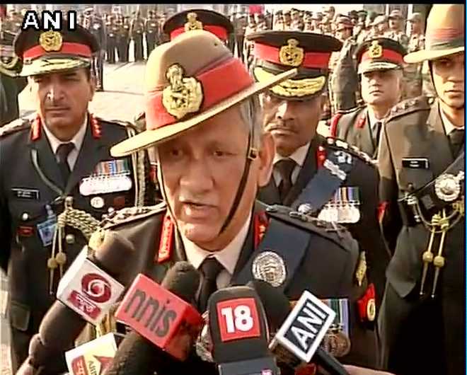 Those displaying Pak, IS flags in J&K to face harsh action: Army Chief