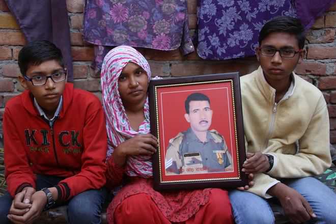 BSF martyr’s family living on loans