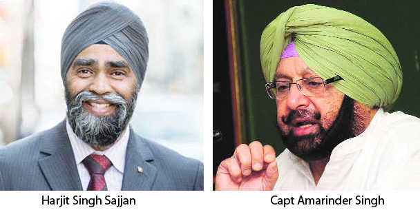 Capt: I will not meet Canadian minister Sajjan