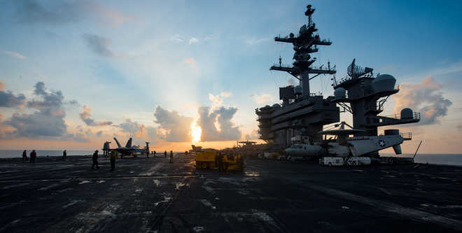 North Korea says ready to strike US aircraft carrier