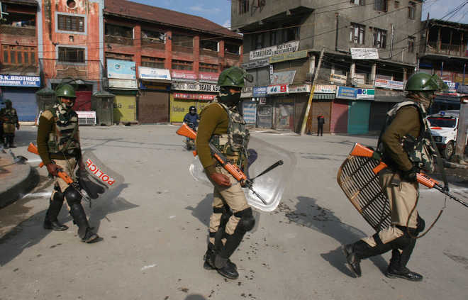 Shutdown in Kashmir due to protests over killing of Hizbul commander