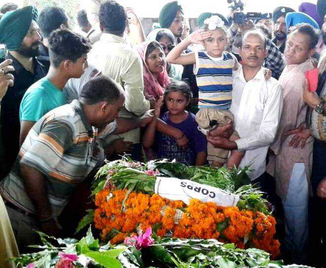 Martyr cremated with honours