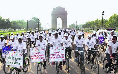 BSF takes out awareness rally against drug abuse