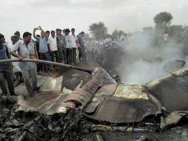 IAF MiG-23 plane crash-lands in Jodhpur, all 4 occupants eject safely