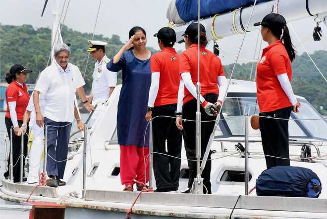 All-women crew, Nirmala get going