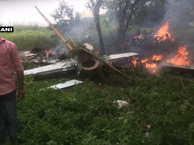IAF training aircraft crashes near Hyderabad; pilot ejects safely
