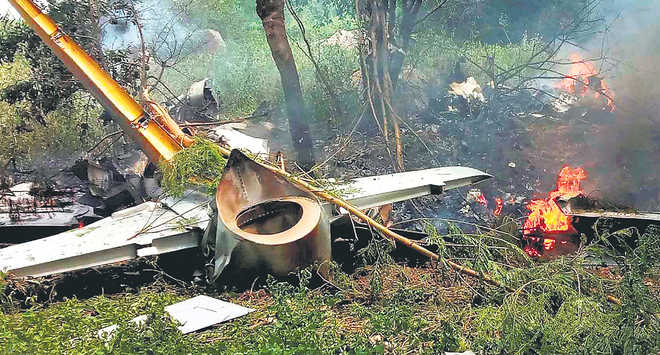 IAF trainer crashes, pilot safe