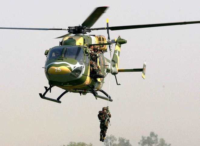 2 days after mishap, ‘slithering ops’ from Dhruv helicopter off