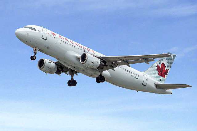 Image result for Air Canada jet makes emergency landing at airport outside Washington