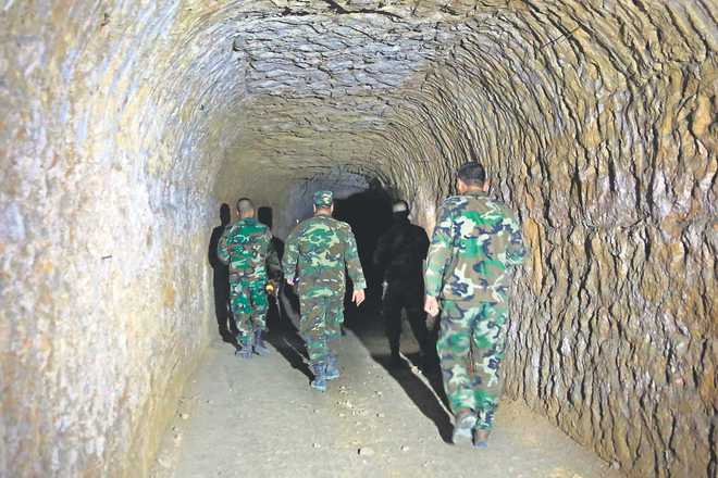 War-smashed Ghoutaâs secret tunnels