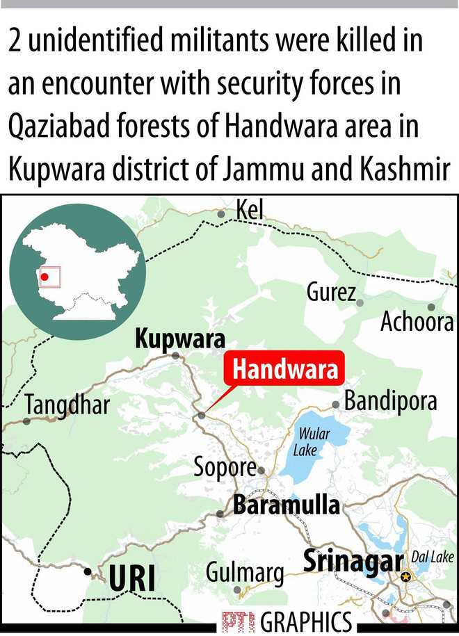Two militants killed in Handwara