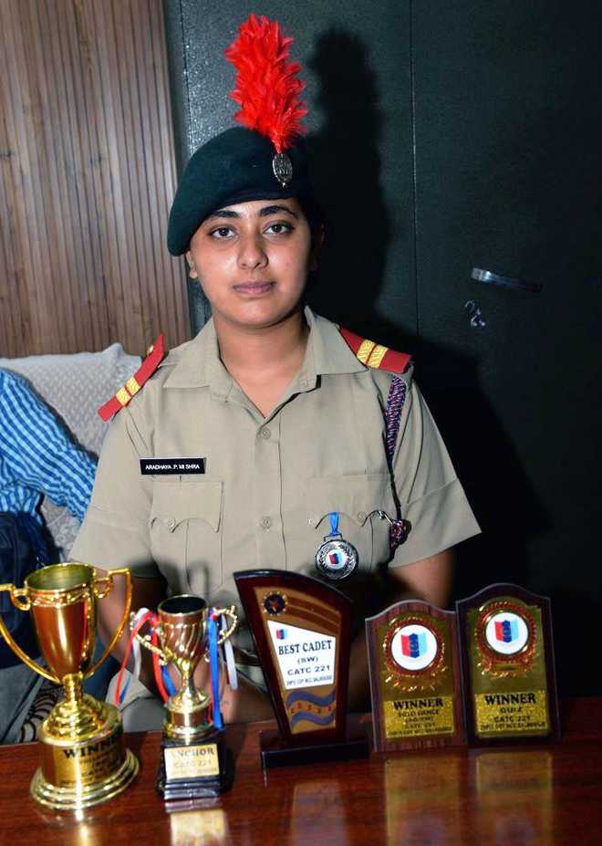 Nurpur girl adjudged best NCC cadet