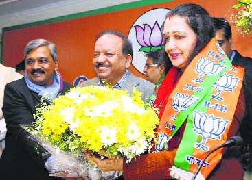 Jat leader Anuradha joins BJP