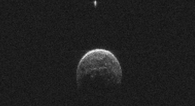 Asteroid that flew past Earth has small moon