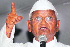 Hazare attacks Modi govt on black money repatriation