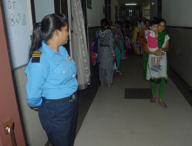 Women staff to guard Civil Hospital