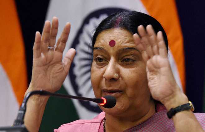 Hand chopping incident ''unacceptable'', says Swaraj
