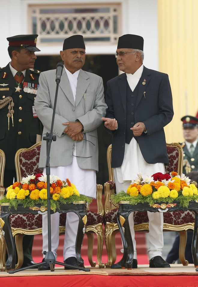 Leftist Oli sworn in Nepal PM