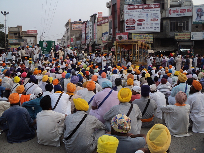 Tension in Faridkot town after pages of holy book found torn