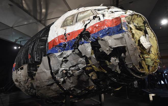 Plane shot down by Russian-made missile