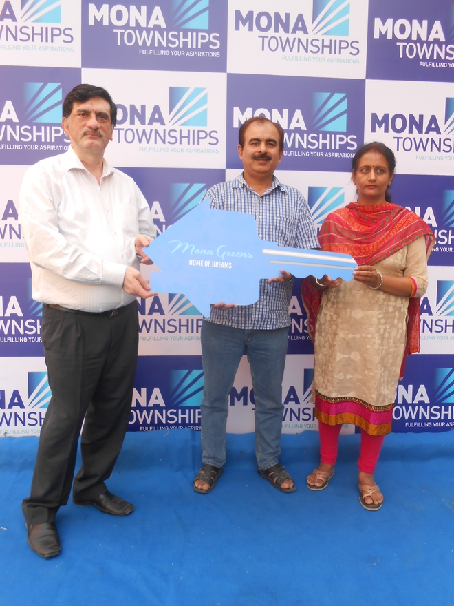 Possessions handed over at Mona Greens in Zirakpur