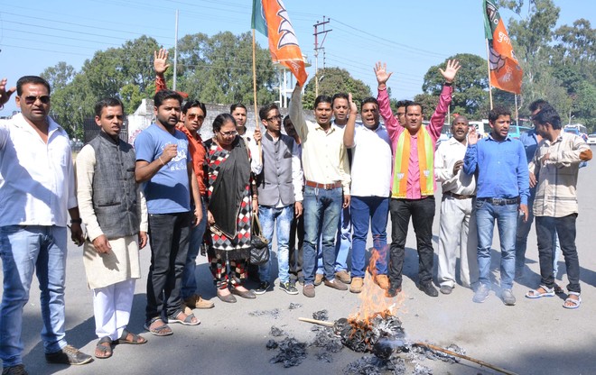 BJYM protests move to allow higher buildings