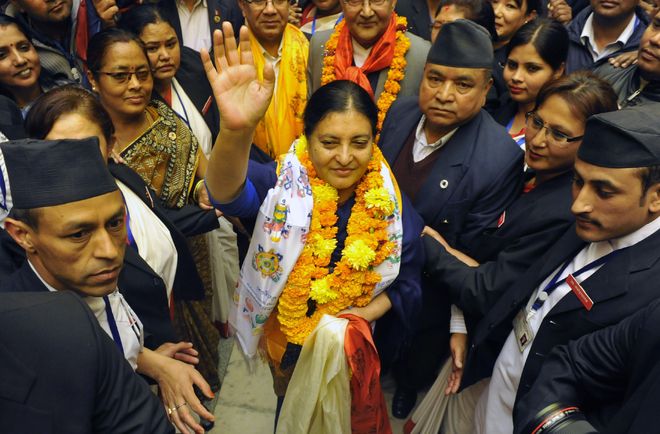 Nepal gets first woman President