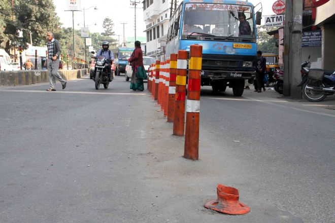 Those damaging road dividers to face action