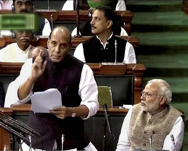 Rajnath counters ‘intolerance’, says Cong misused secularism