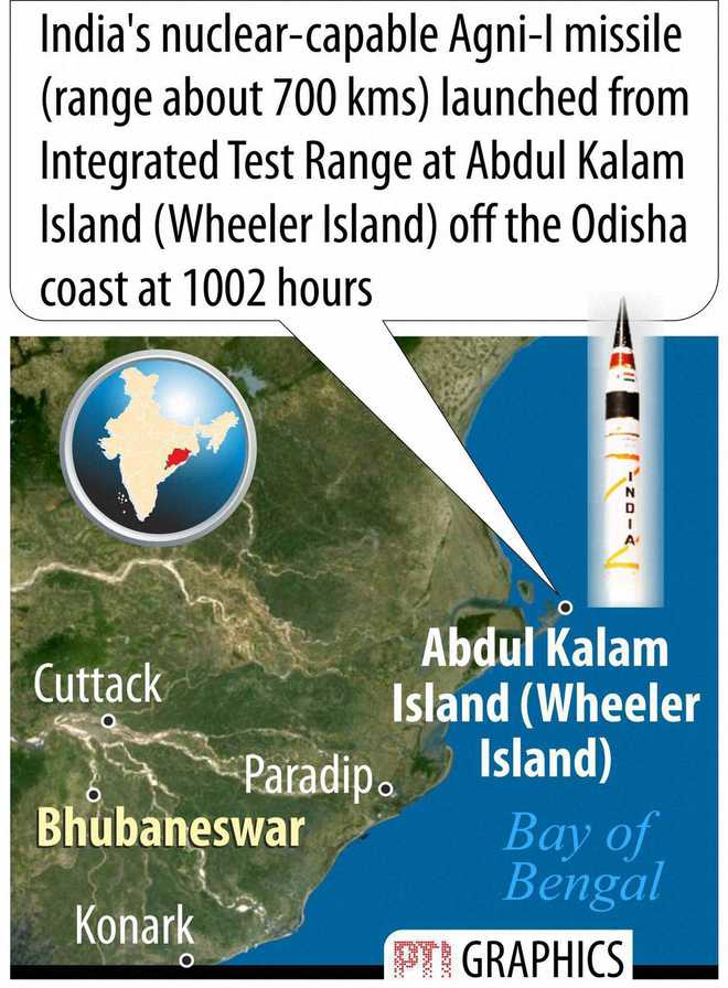 India successfully test-fires Agni-I missile