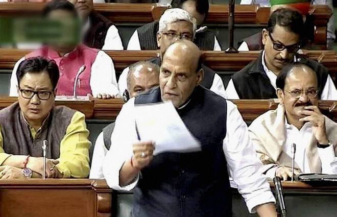 Rajnath cites ’84 to counter ‘intolerance’; Oppn walks out