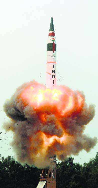 Canister-based Agni V test-fired successfully
